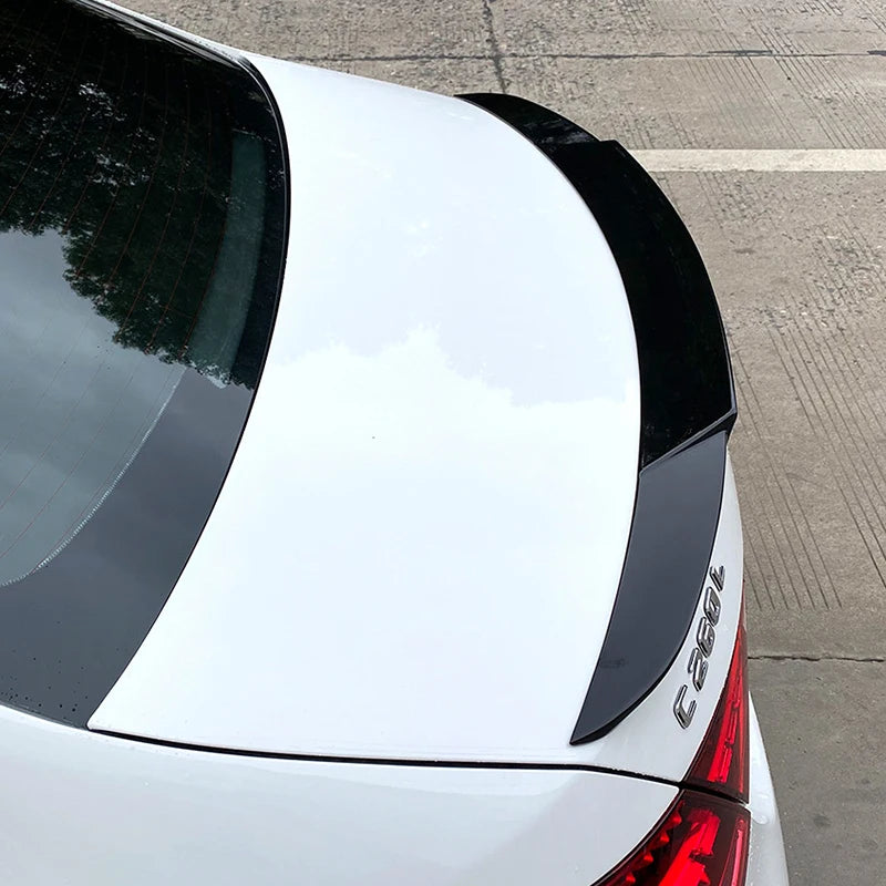 Mercedes Classe C W206 Berlina Nero Lucido Stile Brabus Spoiler Posteriore (2022+)