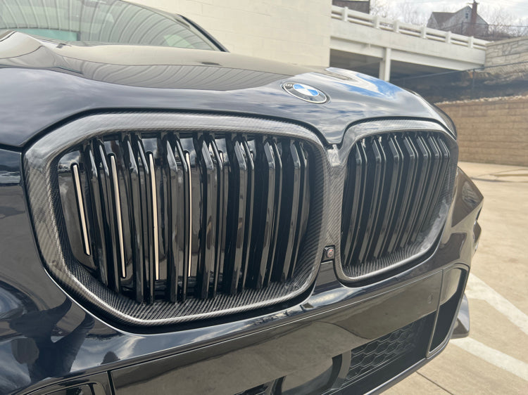 BMW X5 & X5M G05 F95 Griglia Anteriore a Barra Singola in Carbonio (2018-2023)