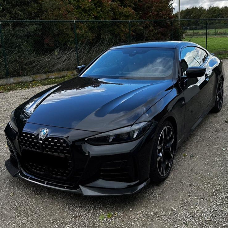 BMW Serie 4 G22 G23 M Sport Carbonio Stile Fd Lip Anteriore (2020+)