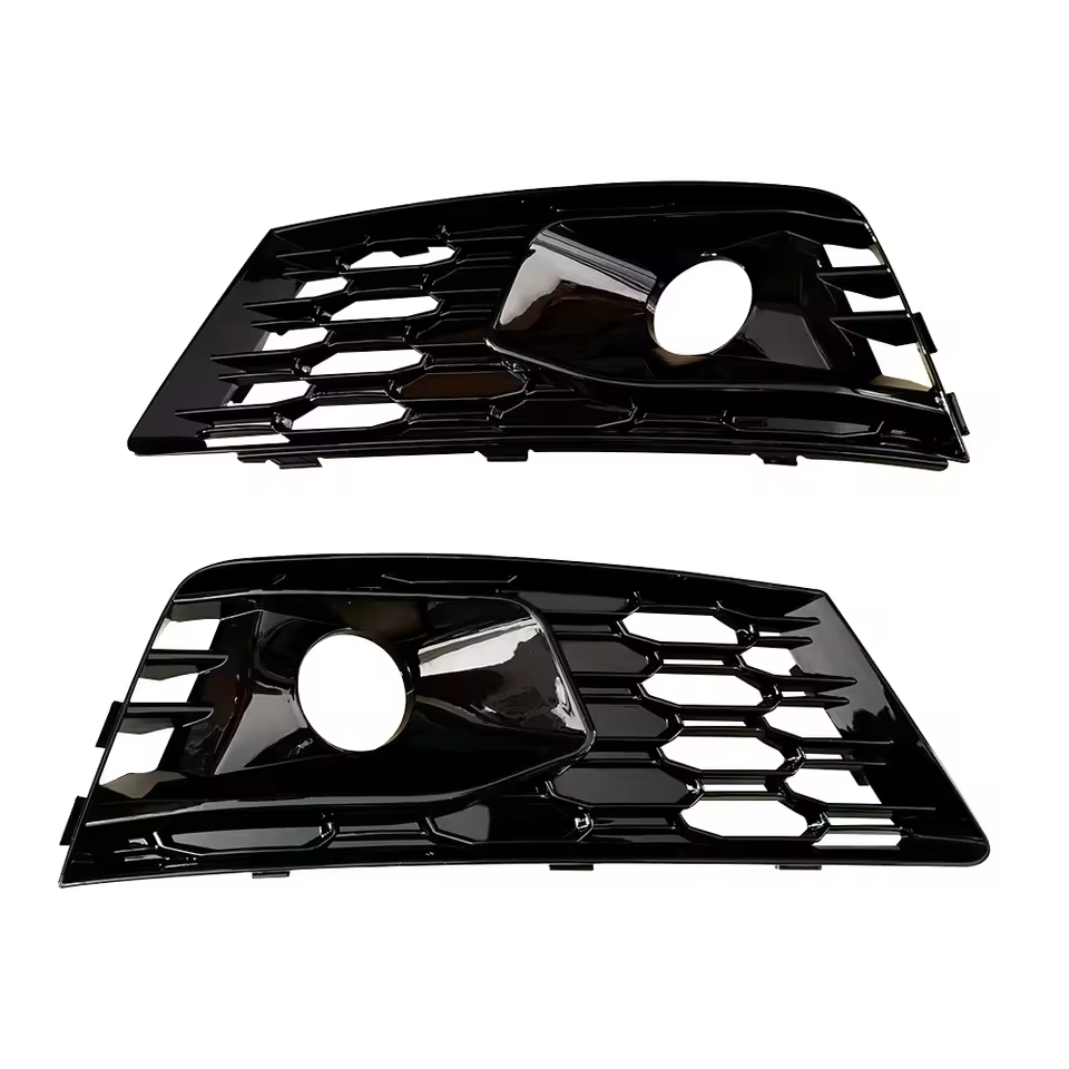Audi A4/S4 B9 Griglie Fendinebbia Nero Lucido con Fori (2016-2019)