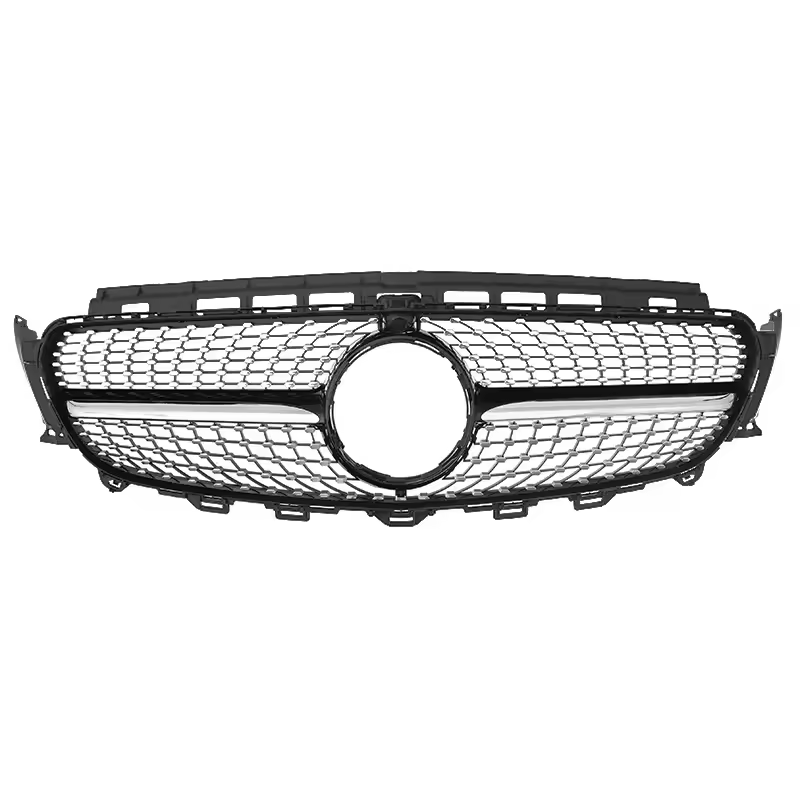 Mercedes Classe E W213 Griglia Stile Diamante Nero Lucido Cromo (2016-2020)