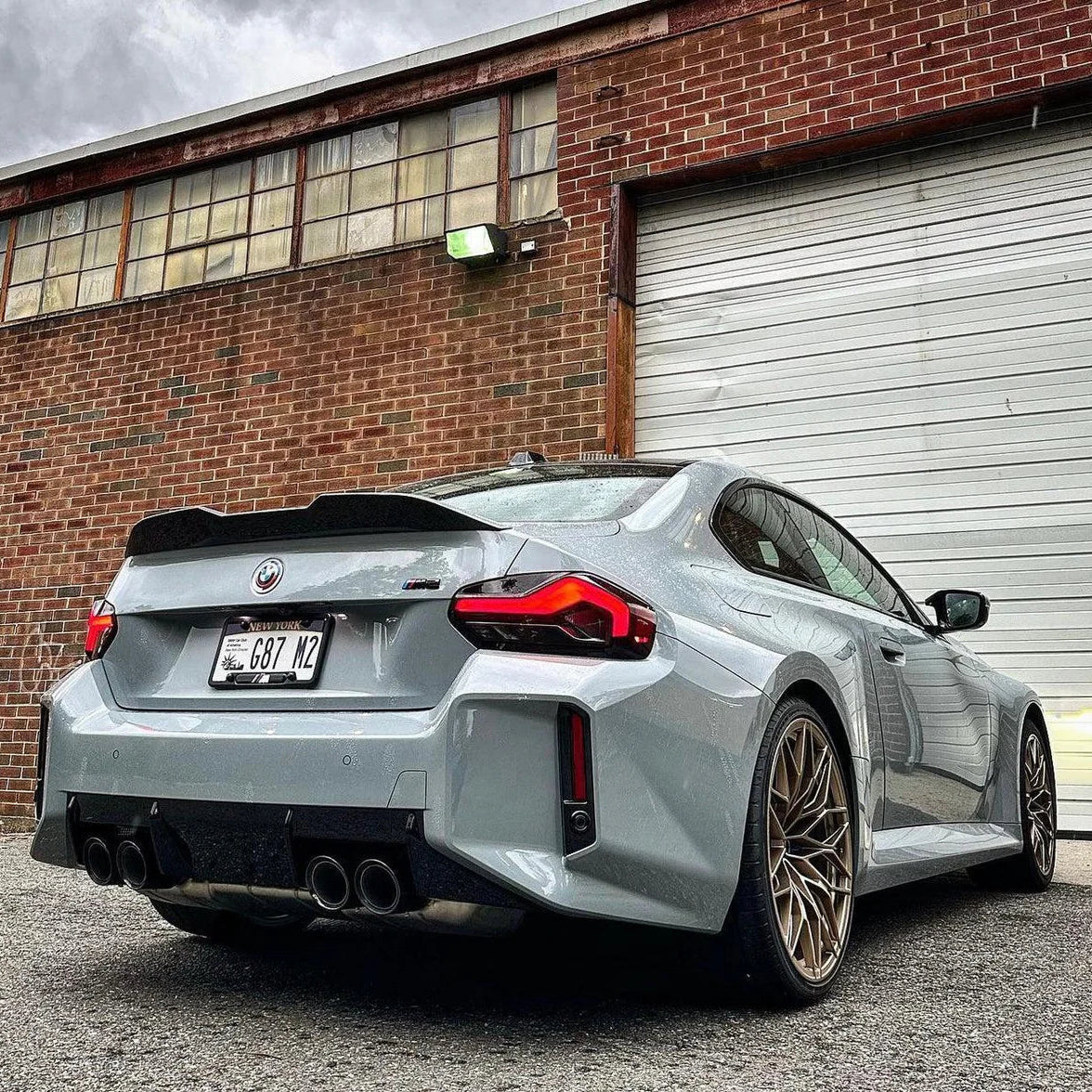BMW Serie 2 G42 & M2 G87 Prepreg Carbonio Stile Mp Spoiler Posteriore di OPTIC (2021+)