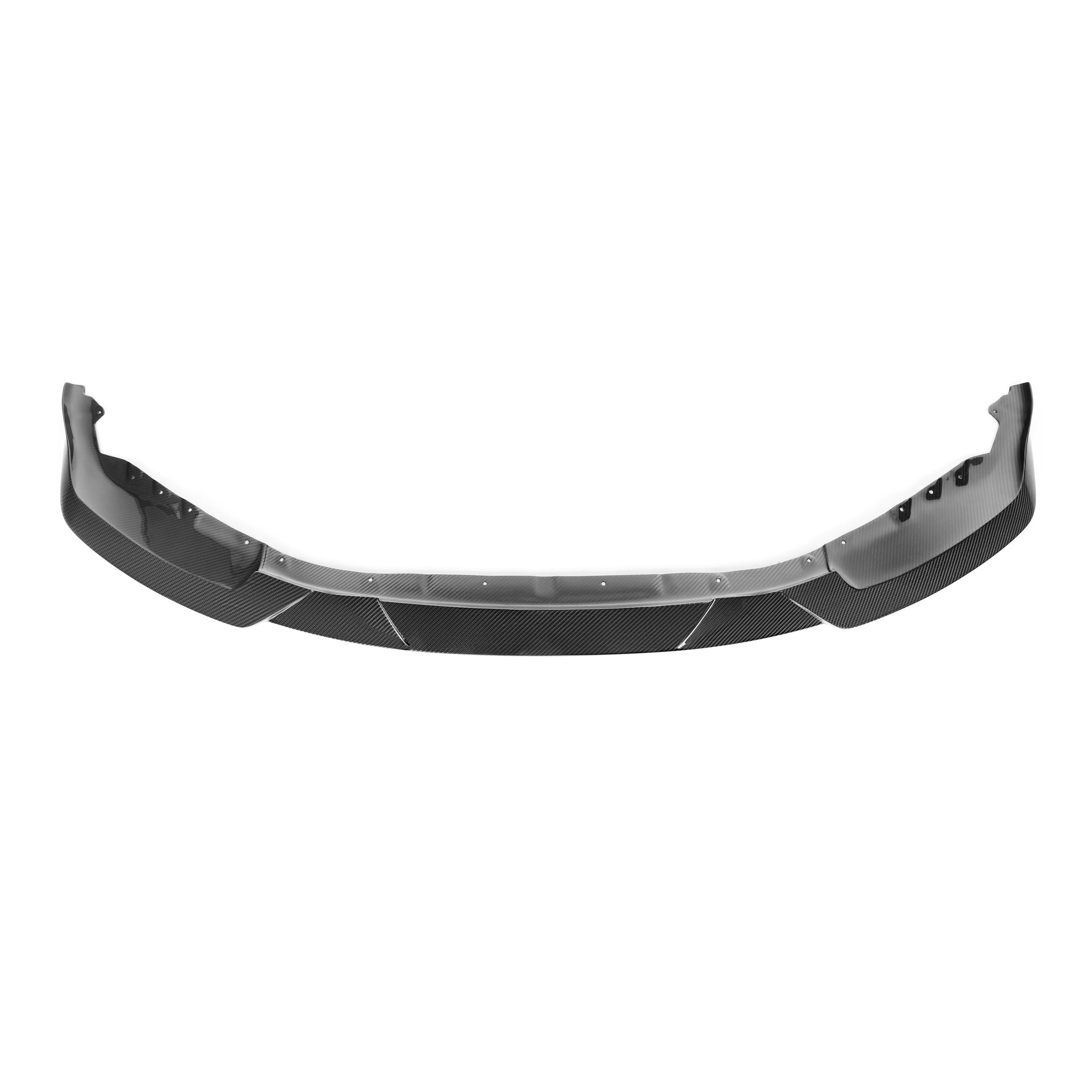 BMW M2 G87 Lip Anteriore Piatto in Carbonio Prepreg Nero Lucido di OPTIC (2023+)