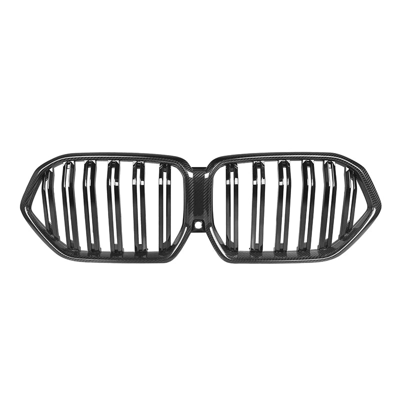 BMW X6 & X6M G06 F96 Carbon Fibre Double Slat Front Grills (2019-2022)