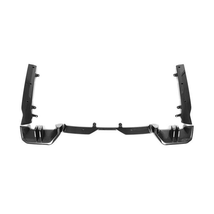 BMW Serie 5 G60 G61 Diffusore Posteriore Mp Stile in Carbonio Prepreg Nero Lucido di OPTIC (2024+)