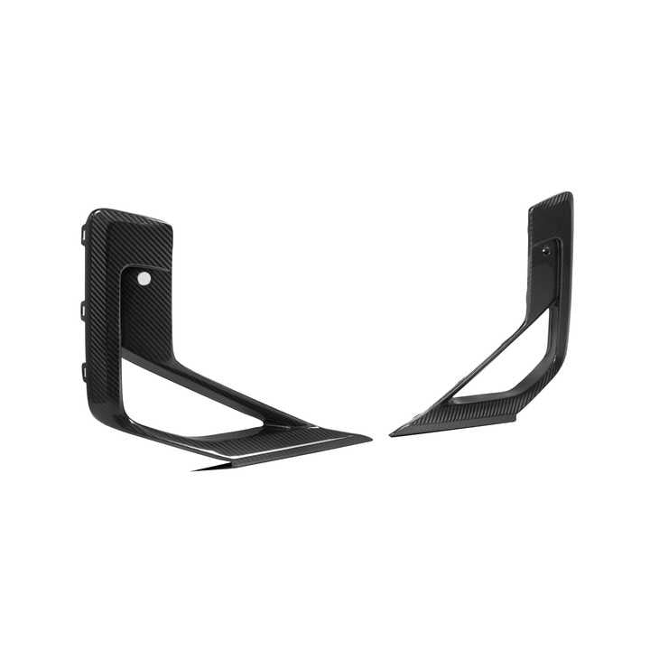 BMW X3M F97 X4M F98 LCI Prepreg OEM Stile Inserti Paraurti Anteriori in Carbonio Nero Lucido di OPTIC (2022+)