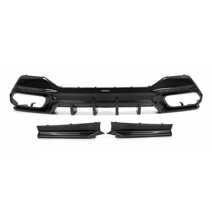 BMW Serie 8 G14 G15 M-Sport Diffusore Posteriore in Carbonio Prepreg di Sooqoo (2018+)