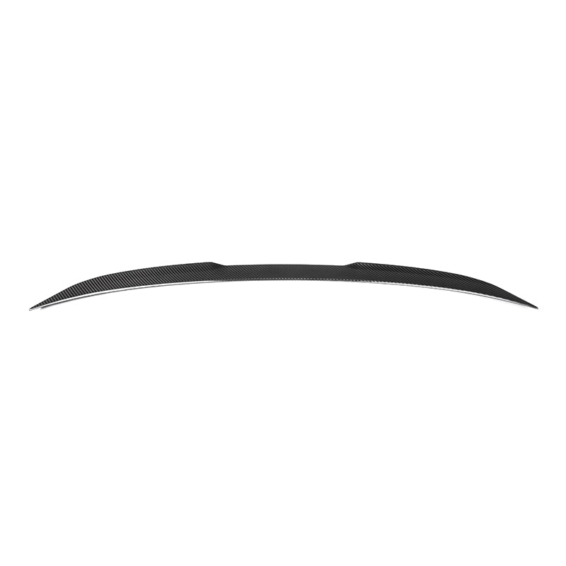 BMW Serie 4 G22 / M4 G82 Spoiler Posteriore M Stile in Carbonio Prepreg Nero Lucido di OPTIC (2020+)