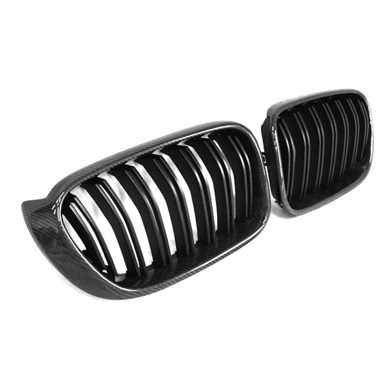 BMW X3 X4 F25 F26 LCI Carbon Fibre Front Grills (2014-2018)