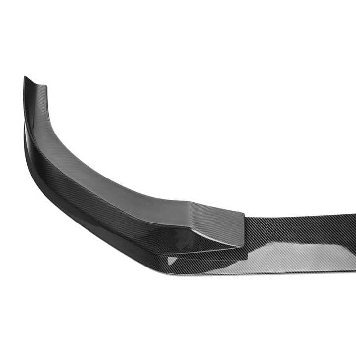 BMW Serie 8 G14 G15 G16 M-Sport Lip Anteriore Stile Ac in Carbonio Prepreg Nero Lucido di OPTIC (2018+)