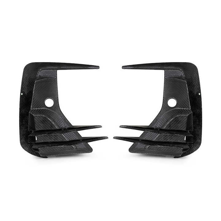 BMW X3 G01 & X4 G02 LCI Inserti Paraurti Anteriori in Carbonio Prepreg a Secco di OPTIC (2021+)