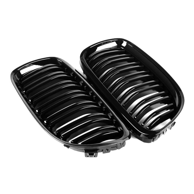 BMW Serie 3 E90/E91 LCI Griglie Anteriori Doppia Barra Nero Lucido (2009-2013)