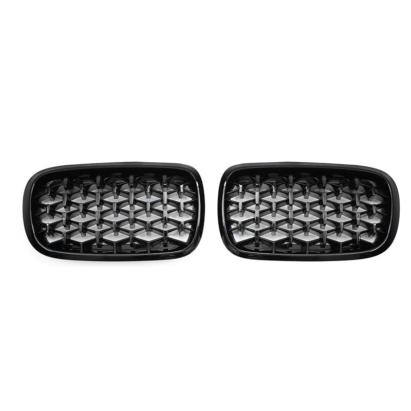 BMW X5 X6 F15 F16 Griglia Anteriore Diamond Nero Lucido (2014-2018)