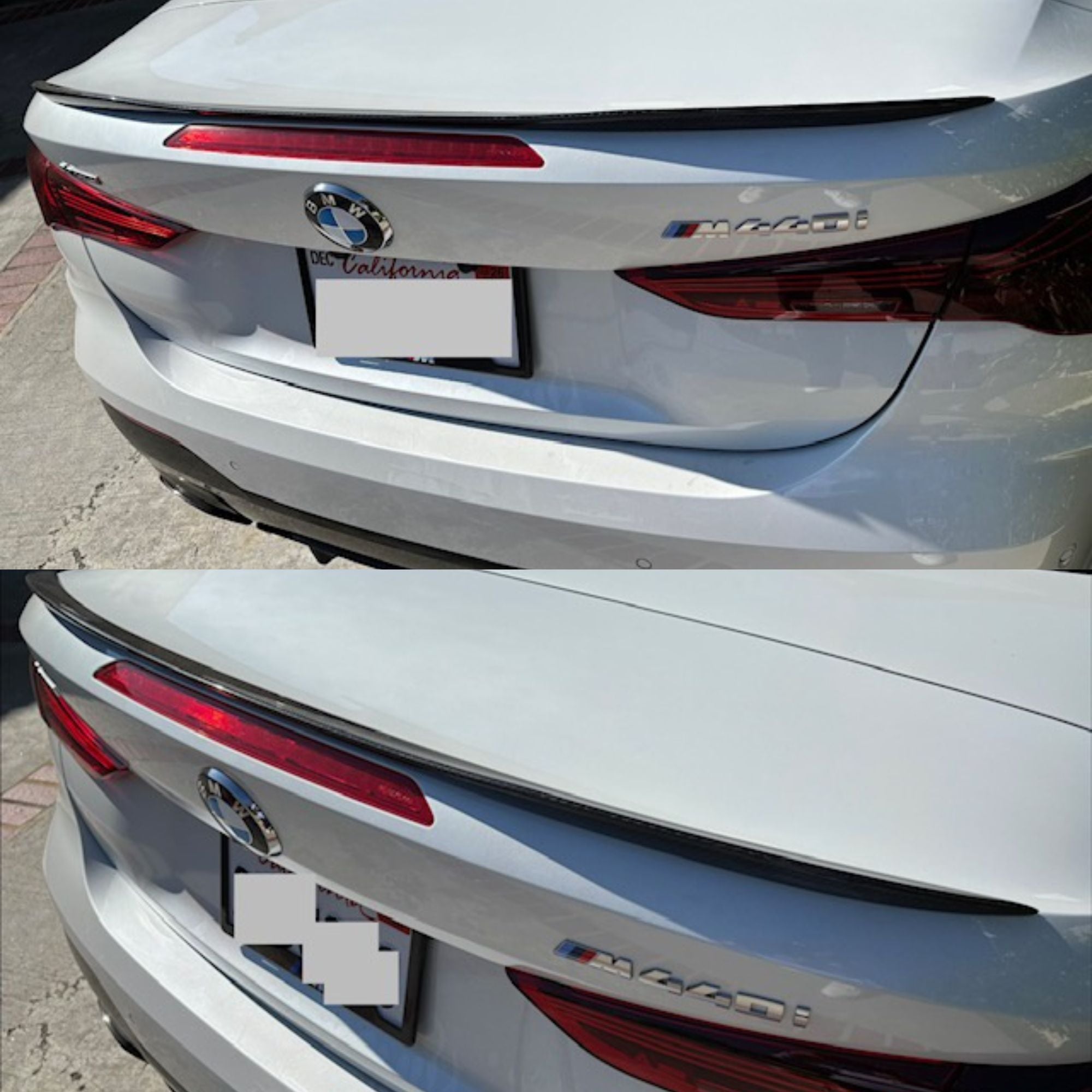 BMW Serie 4 G23 / M4 G83 Cabrio Spoiler Posteriore Stile MP in Carbonio Prepreg Secco di OPTIC (2020-2024)