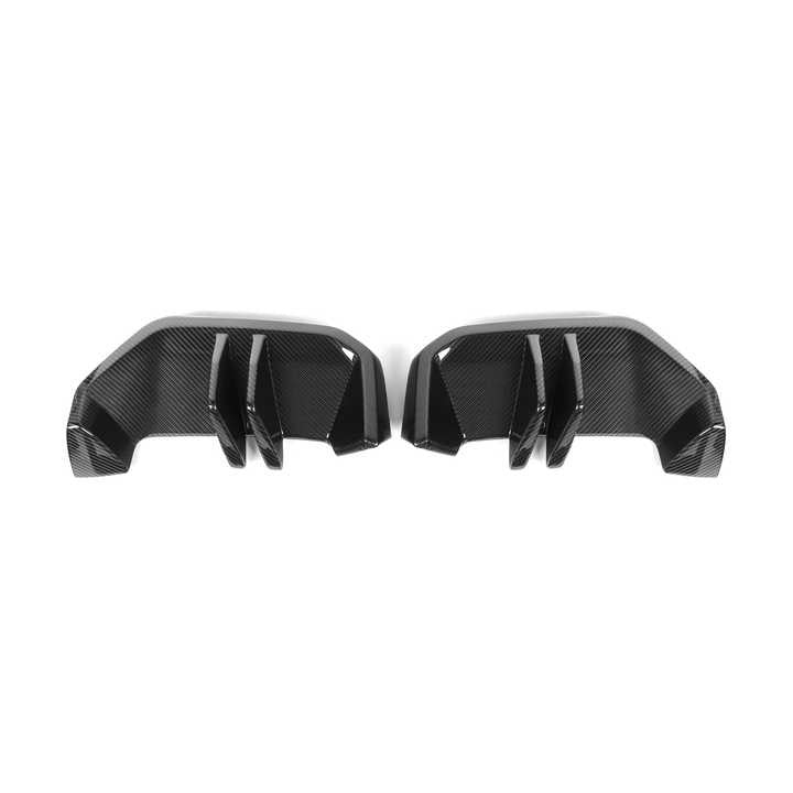 BMW Serie 5 G60 G61 Diffusore Posteriore Mp Stile in Carbonio Prepreg Nero Lucido di OPTIC (2024+)