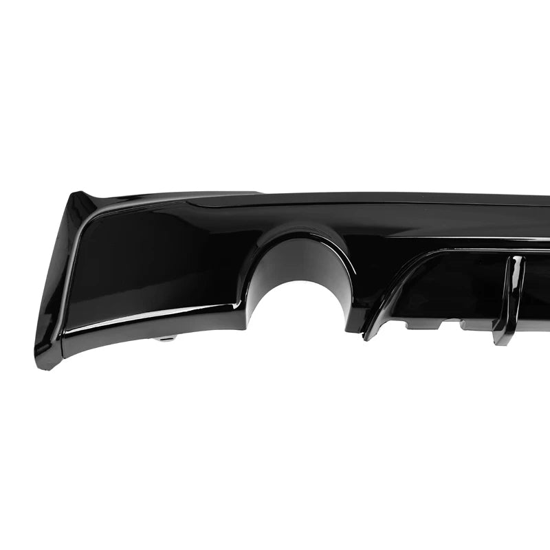 Diffusore Nero Lucido per BMW Serie 2 F22 Doppio Scarico (2014-2020)