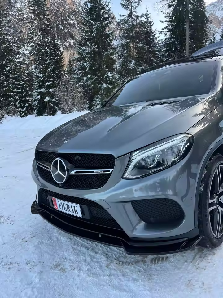 Mercedes GLE C292 Coupé Lip Anteriore Nero Lucido (2015-2019)
