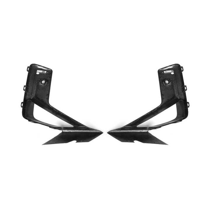 BMW X3M F97 X4M F98 LCI Prepreg OEM Stile Inserti Paraurti Anteriori in Carbonio Nero Lucido di OPTIC (2022+)