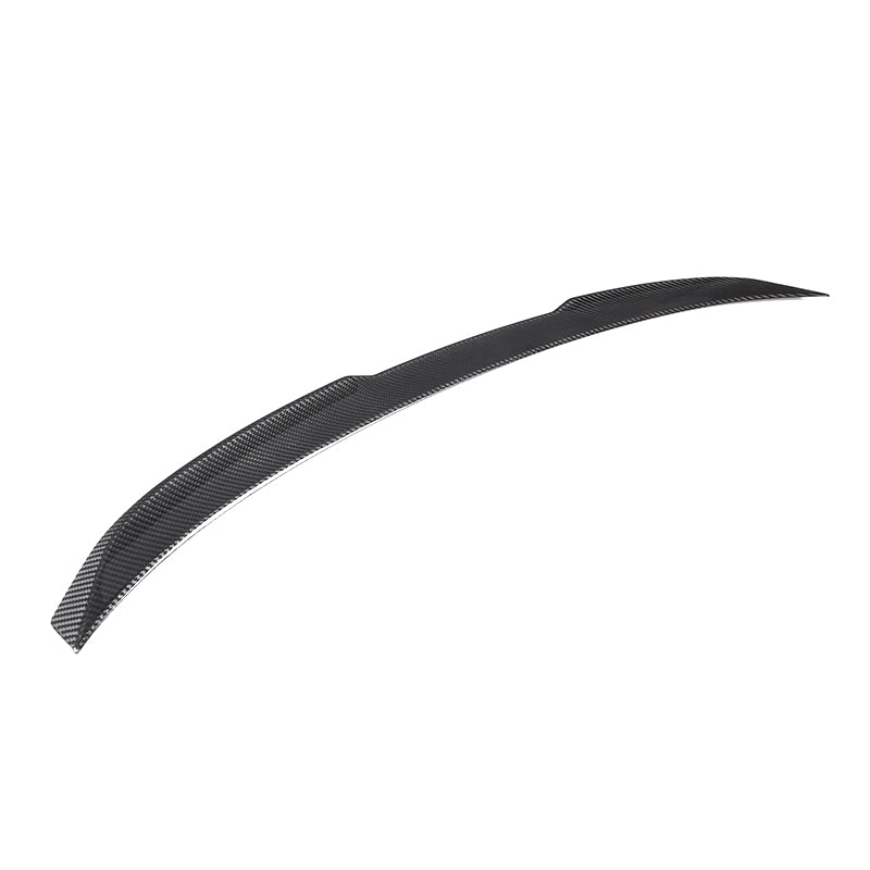 BMW Serie 4 G22 / M4 G82 Spoiler Posteriore M Stile in Carbonio Prepreg Nero Lucido di OPTIC (2020+)