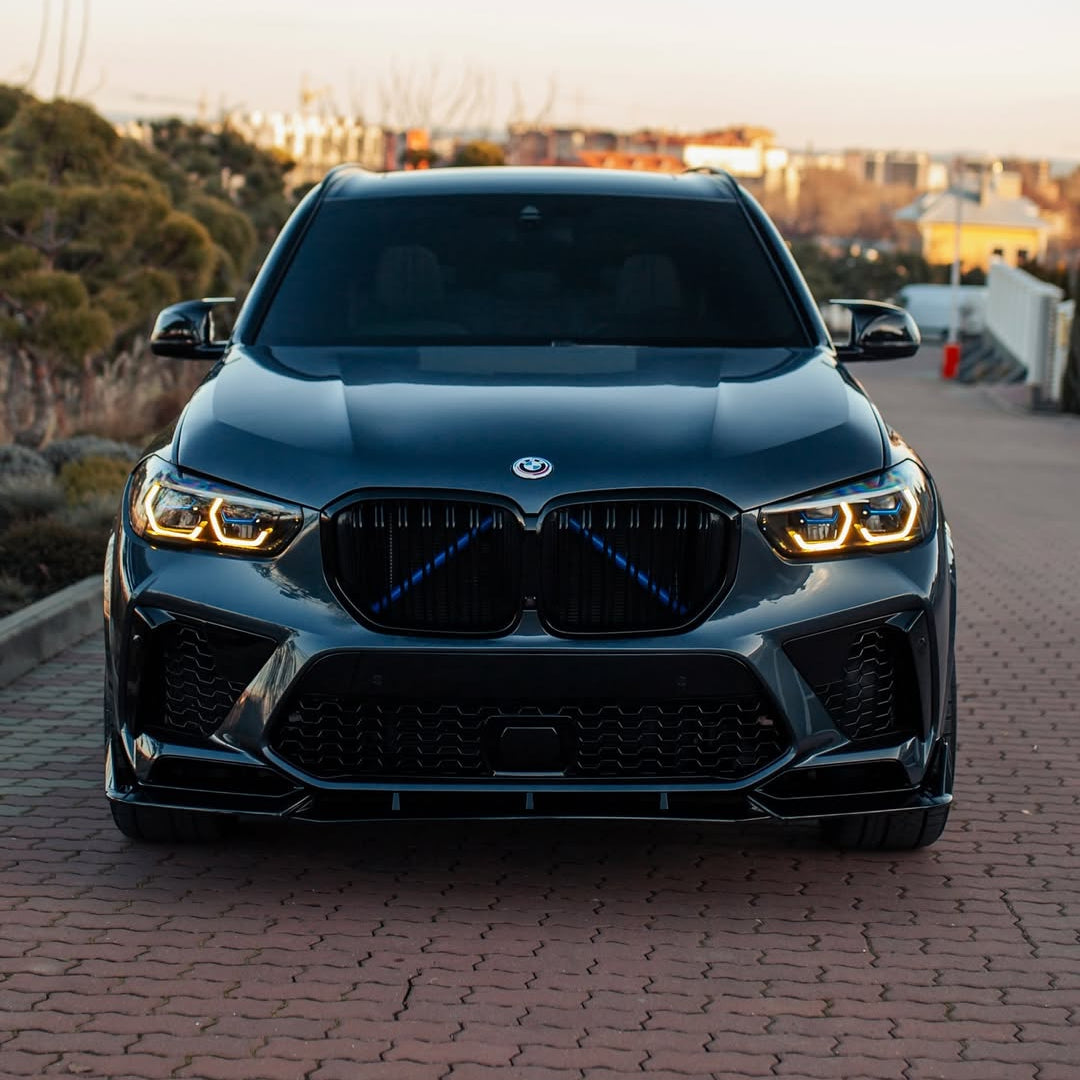 Set Modulo Luci LED DRL Gialle Stile CSL per BMW X5M/X6M (F95/F96) (2019-2022)