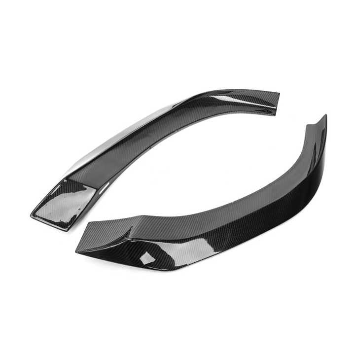 BMW Serie 8 G14 G15 G16 M-Sport Lip Anteriore Stile Ac in Carbonio Prepreg Nero Lucido di OPTIC (2018+)