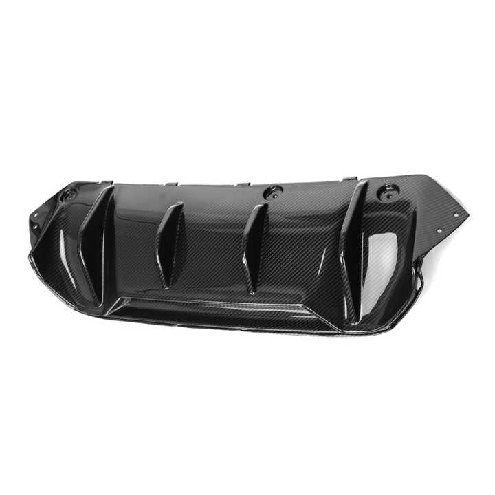 BMW M5 F90 Diffusore Posteriore in Carbonio Prepreg Stile Mp Nero Lucido di OPTIC (2017-2024)