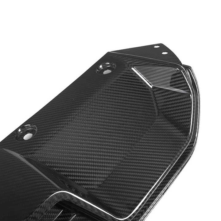 BMW M5 F90 Diffusore Posteriore in Carbonio Prepreg Stile CS Nero Lucido di OPTIC (2017-2024)