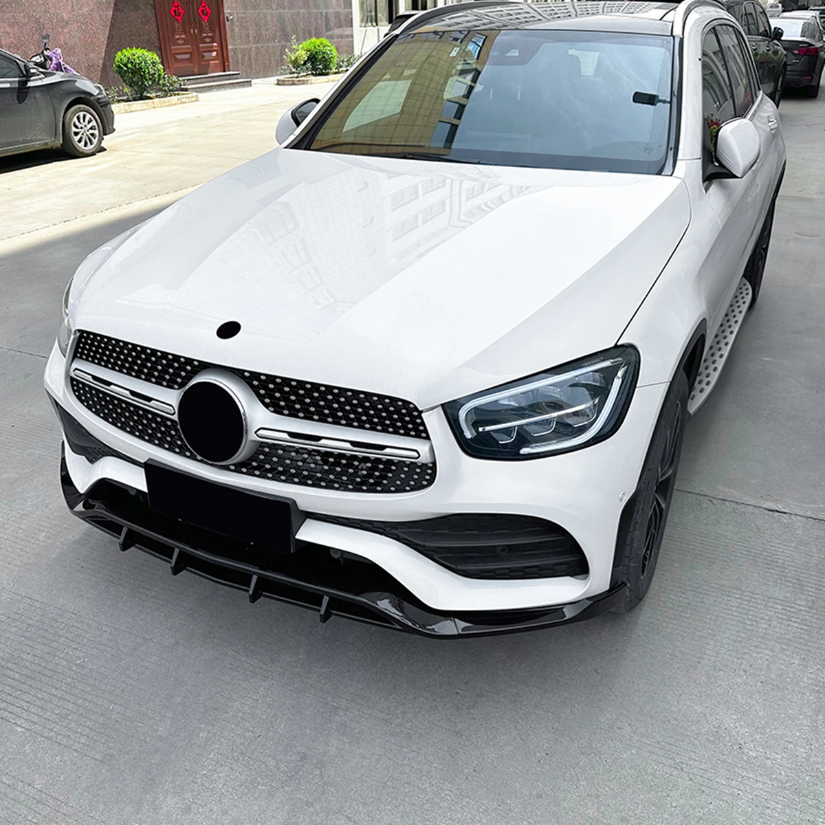 Mercedes GLC X253/C253 Facelift Lip Anteriore Nero Lucido (2020-2022)