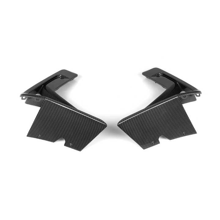 BMW X3M F97 X4M F98 LCI Prepreg OEM Stile Inserti Paraurti Anteriori in Carbonio Nero Lucido di OPTIC (2022+)