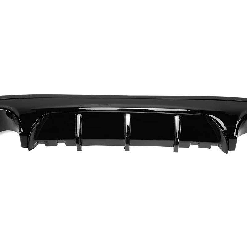 Diffusore Nero Lucido per BMW Serie 2 F22 Doppio Scarico (2014-2020)