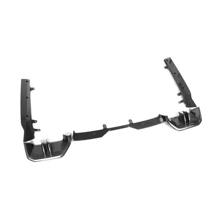 BMW Serie 5 G60 G61 Diffusore Posteriore Mp Stile in Carbonio Prepreg Nero Lucido di OPTIC (2024+)
