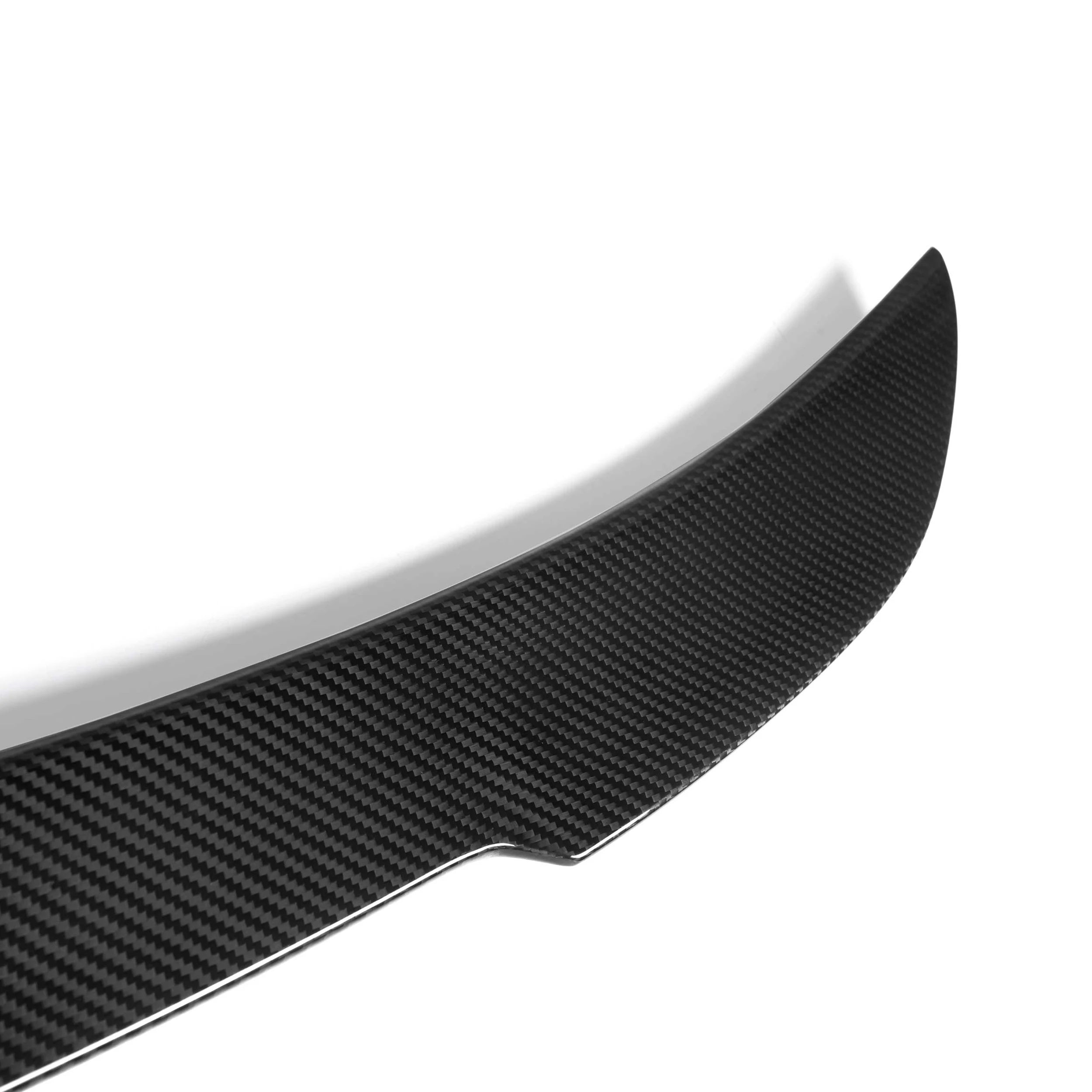 BMW Serie 2 & M2 F22 F87 Spoiler Posteriore Cs Stile in Carbonio Prepreg Nero Lucido di OPTIC (2014-2021)