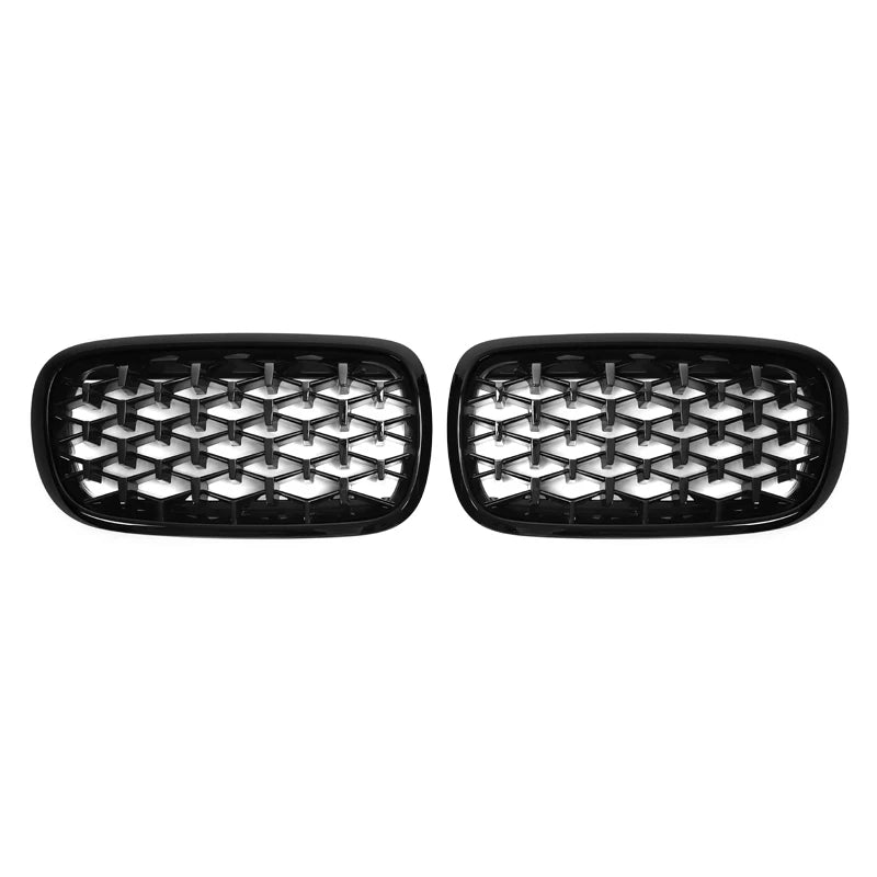 BMW X5 X6 F15 F16 Griglia Anteriore Diamond Nero Lucido (2014-2018)