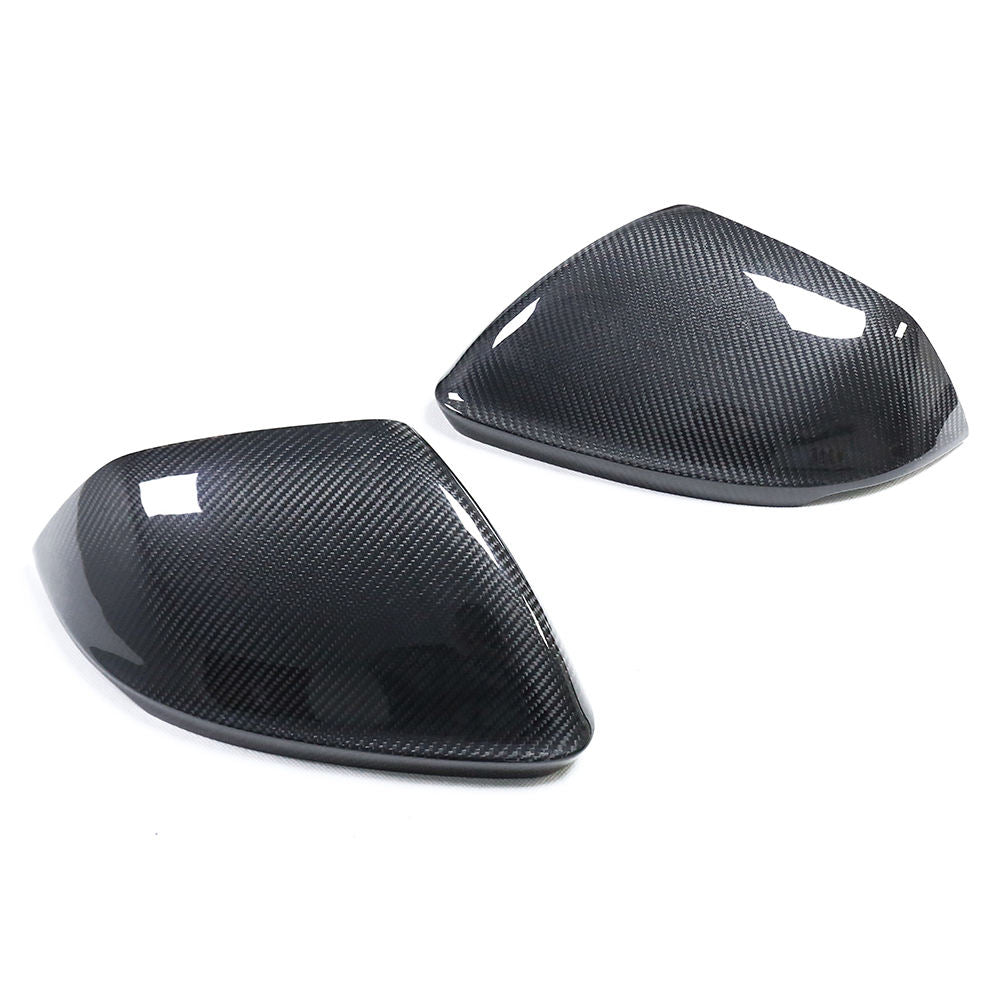 Audi Q8/SQ8/RSQ8 Pre-Preg Dry Carbon Fibre Mirror Covers (2019+) By OPTIC