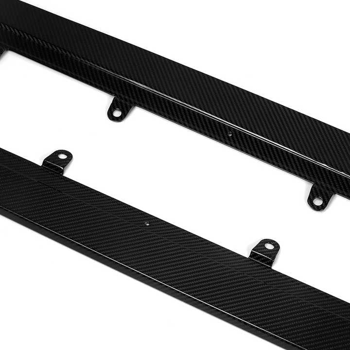 BMW Serie 5 G30 G31 & M5 F90 Minigonne Laterali Stile Mp in Carbonio Prepreg Secco di OPTIC (2017-2023)