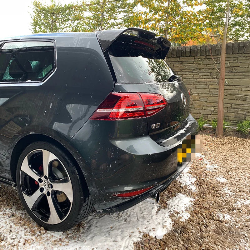 Vw Golf R/GTI/GTD MK7/7.5 2013-2020 Spoiler in Carbonio