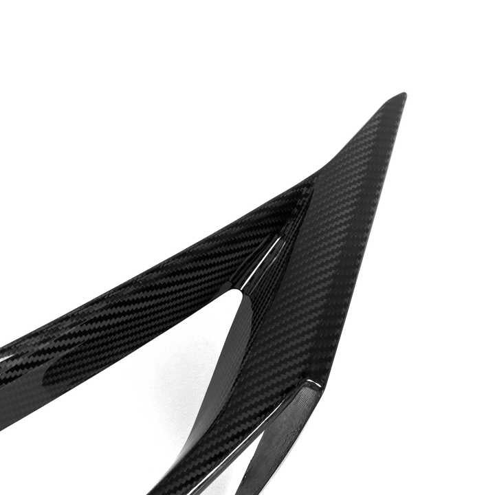 BMW X3M F97 X4M F98 LCI Prepreg OEM Stile Inserti Paraurti Anteriori in Carbonio Nero Lucido di OPTIC (2022+)