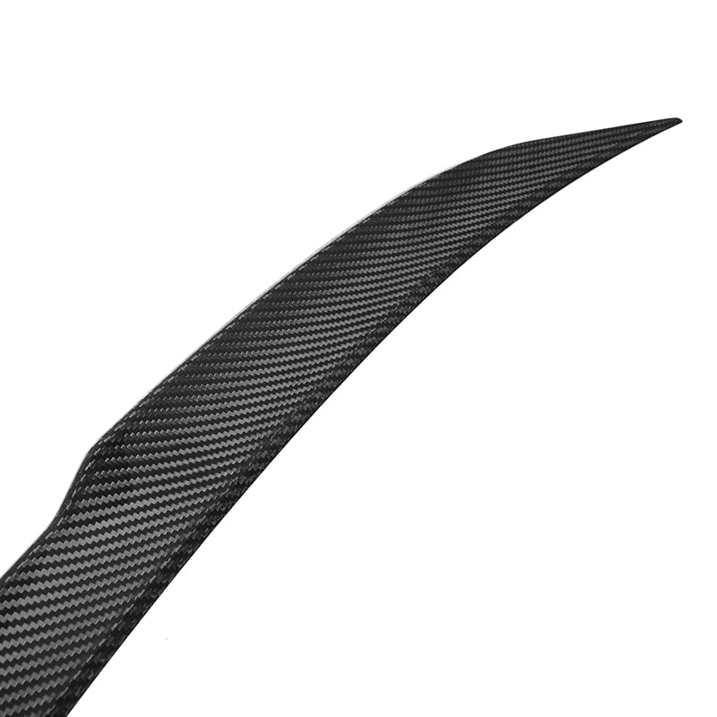 BMW Serie 4 G22 / M4 G82 Spoiler Posteriore M Stile in Carbonio Prepreg Nero Lucido di OPTIC (2020+)