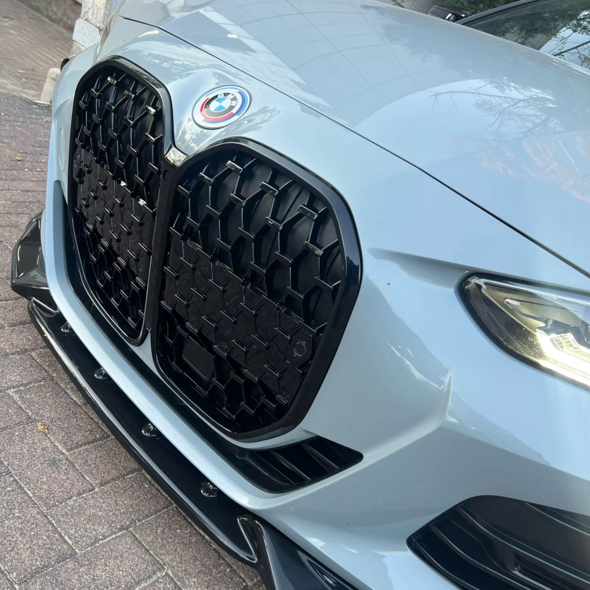 Griglia Anteriore Diamante Nero Lucido per BMW Serie 4 G26 (2020-2023)
