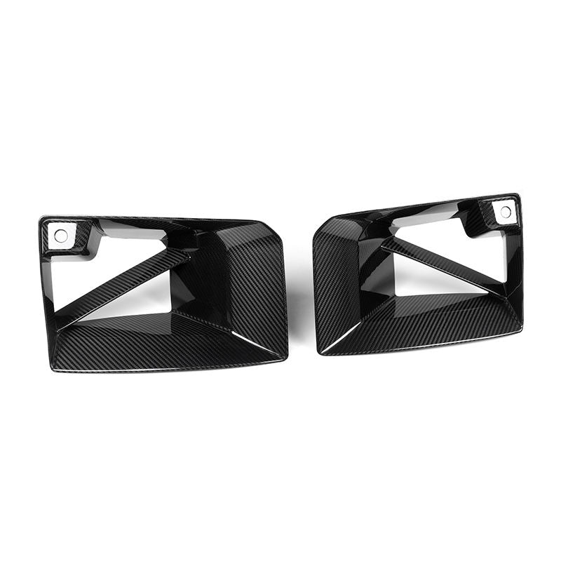 BMW M2 G87 Coperture Prepreg in Carbonio Stile Mp per Prese d'Aria Paraurti Anteriore di OPTIC (2023+)