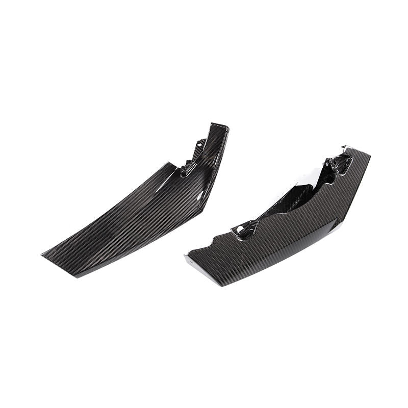BMW M3 G80 G81 / M4 G82 G83 Lip Anteriore Stile CSL in Carbonio Prepreg Nero Lucido di OPTIC (2021+)