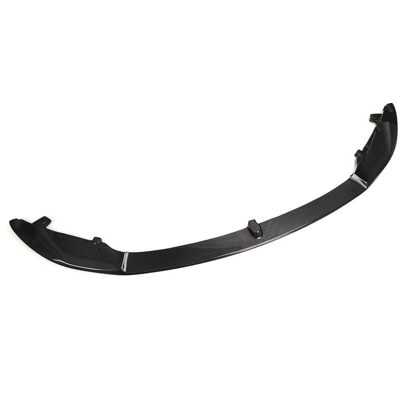 BMW M3 F80 / M4 F82 F83 Lip Anteriore Stile MP in Carbonio Prepreg Secco Nero Lucido di OPTIC (2014-2018)