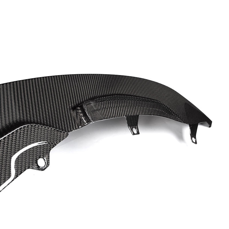 BMW M3 F80 / M4 F82 F83 Lip Anteriore GT Stile in Carbonio Prepreg Secco di OPTIC (2014-2019)