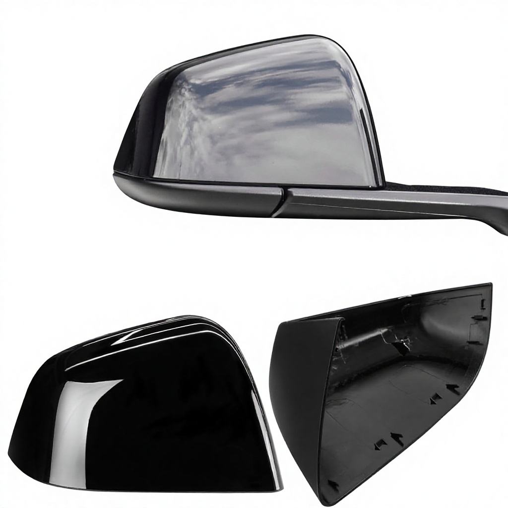 Calotte Specchietti Nero Lucido Tesla Model Y (2020-2024)