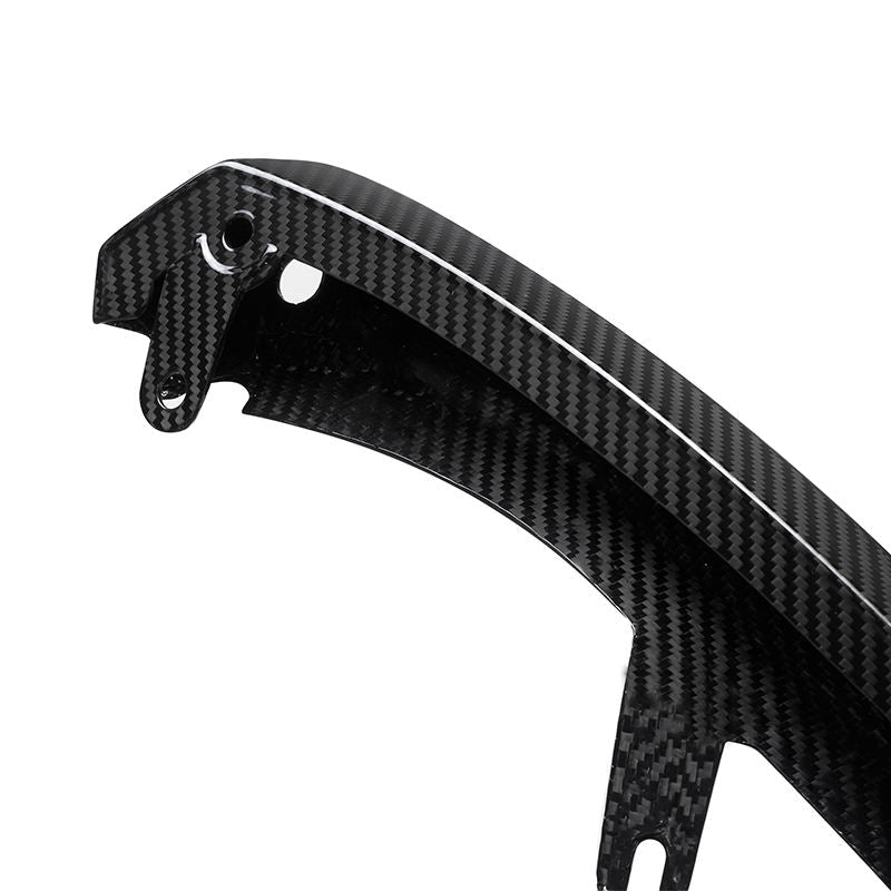 BMW M2 G87 Lip Anteriore Stile Performance in Carbonio Prepreg Nero Lucido di OPTIC (2023+)
