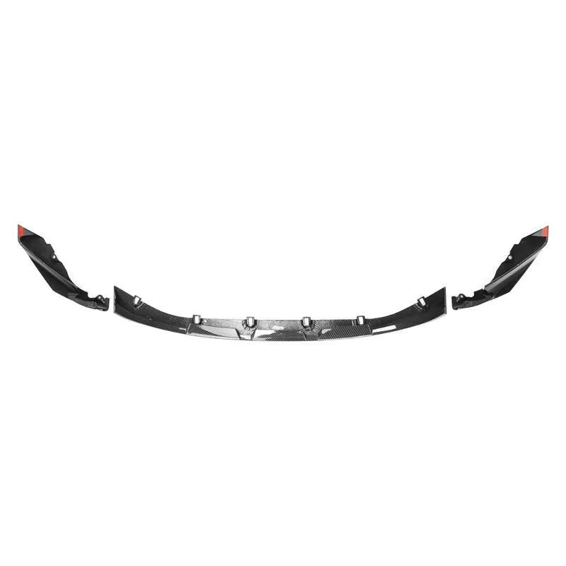 BMW M3 G80 G81 / M4 G82 G83 Lip Anteriore Stile M Performance in Prepreg Carbonio Nero Lucido di OPTIC (2021+)