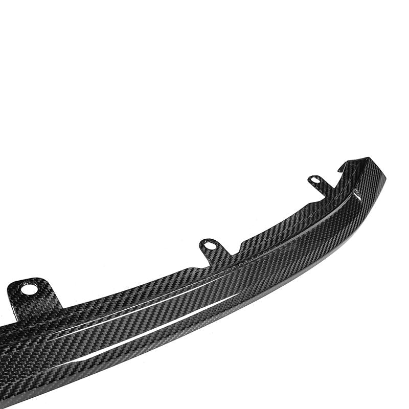 BMW M3 G80 G81 / M4 G82 G83 Lip Anteriore Stile CSL in Carbonio Prepreg Nero Lucido di OPTIC (2021+)