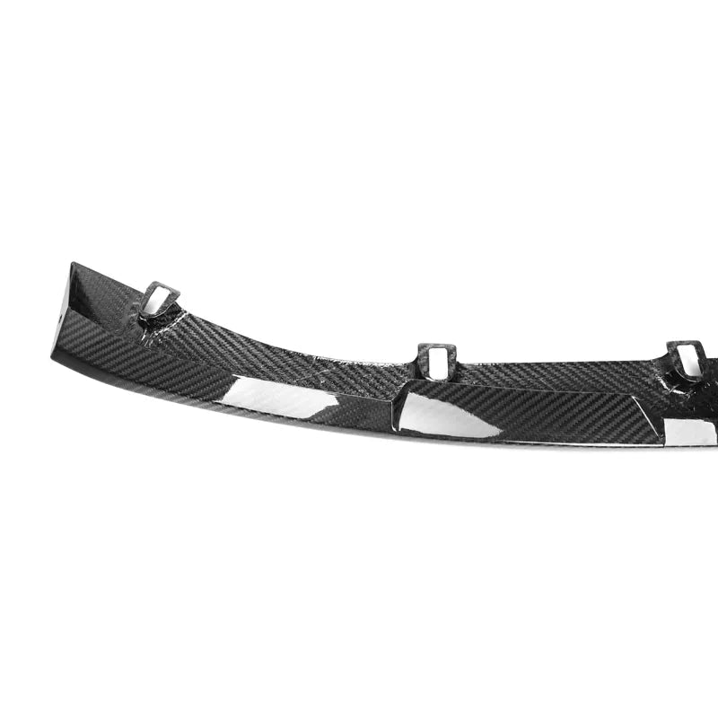 BMW M3 G80 G81 / M4 G82 G83 Lip Anteriore Stile M Performance in Prepreg Carbonio Nero Lucido di OPTIC (2021+)