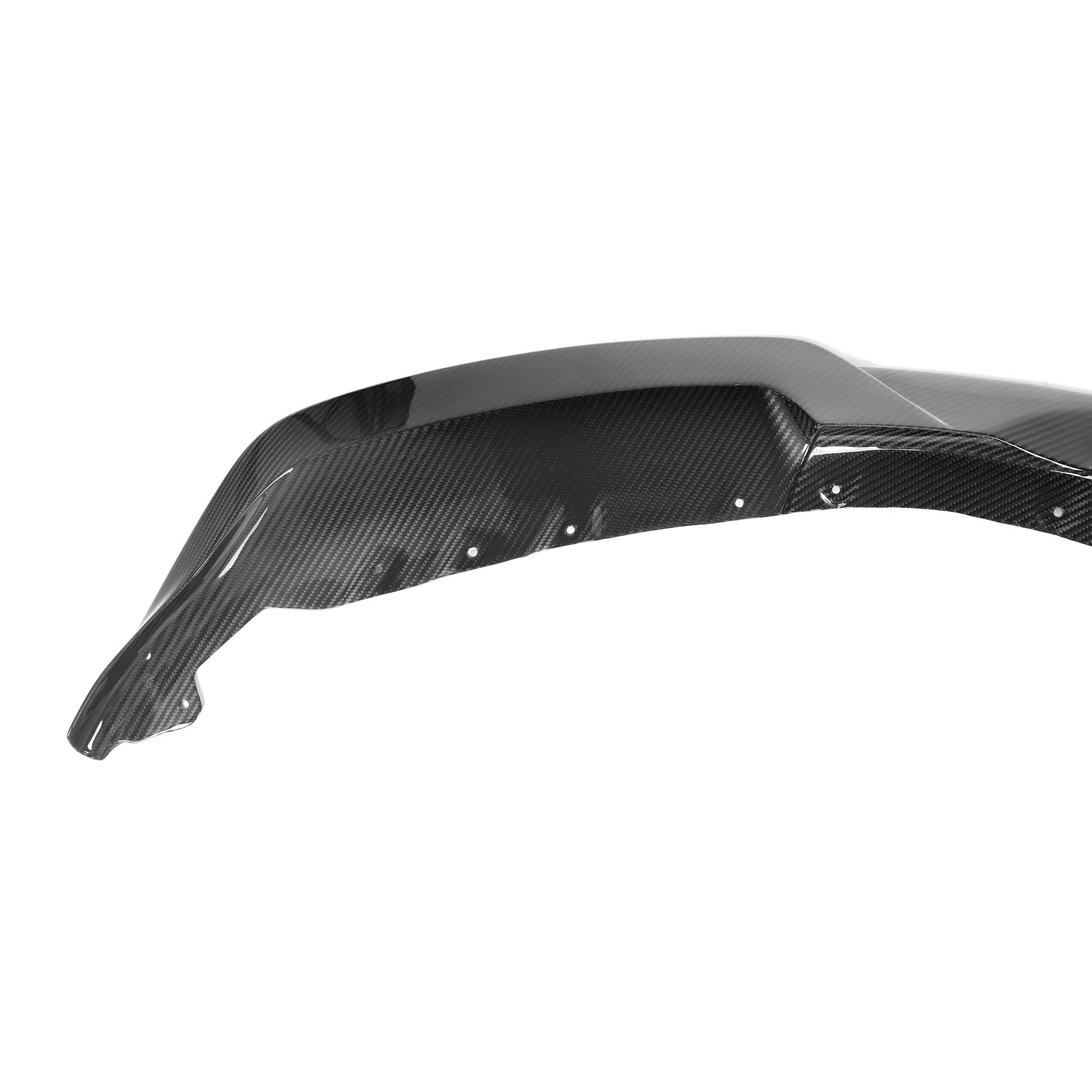 BMW M2 G87 Lip Anteriore Piatto in Carbonio Prepreg Nero Lucido di OPTIC (2023+)