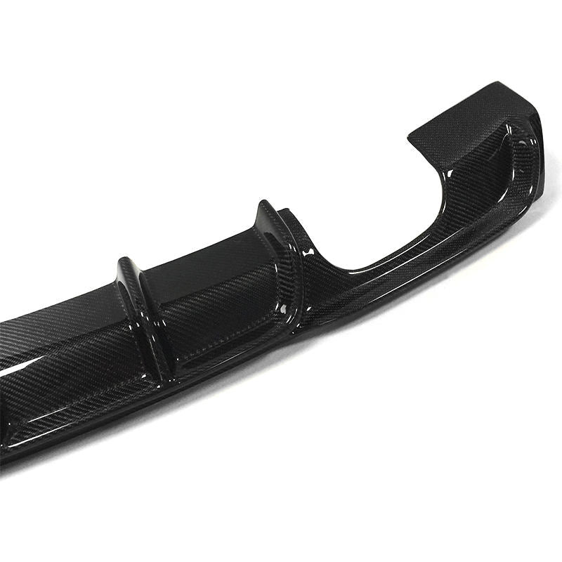 BMW Serie 3 F30 / F31 Diffusore Posteriore in Carbonio per Paraurti con 4 Scarichi (2012-2019)